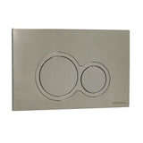 Arcisan Kibo Toilet Flush Button Plate - Brushed Nickel