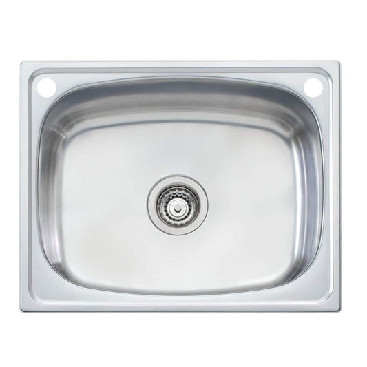 Oliveri 70L Topmount Laundry Sink + Rinse Bypass