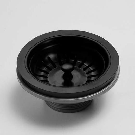 Oliveri Black Round Basket Waste