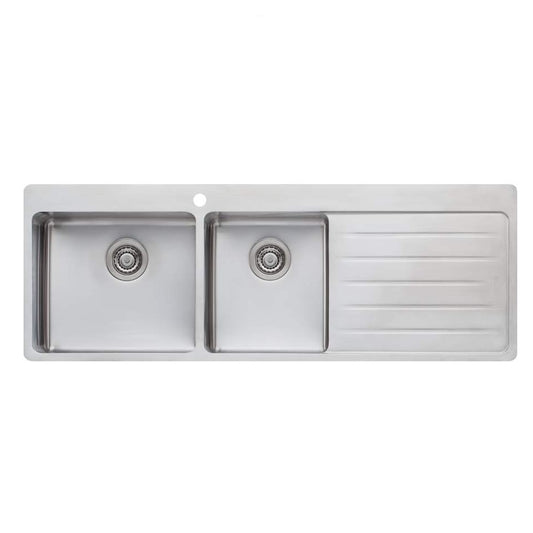 Oliveri Sonetto 1 & 3/4 Bowl Topmount Sink with Drainer