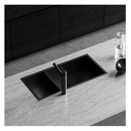 Oliveri Spectra 1 & 1/2 Bowl Sink - Black