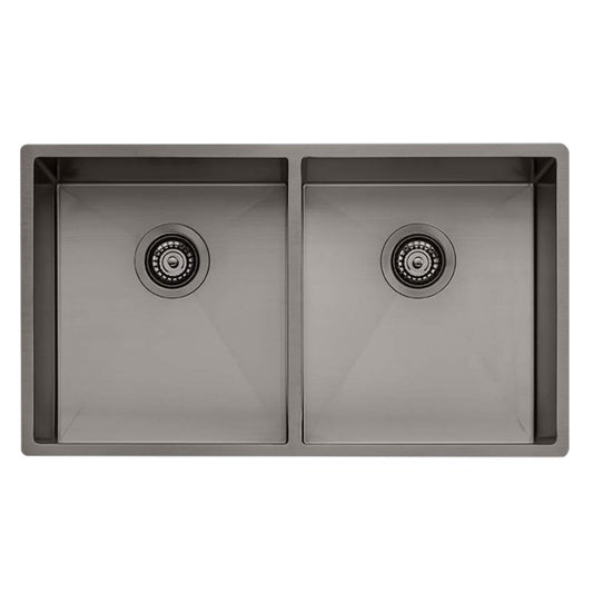 Oliveri Spectra Double Bowl Sink - Gumetal