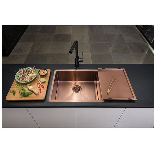 Oliveri Spectra Single Bowl Copper Sink