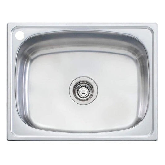 Oliveri 70L Topmount Laundry Sink  - Left Hand Taphole