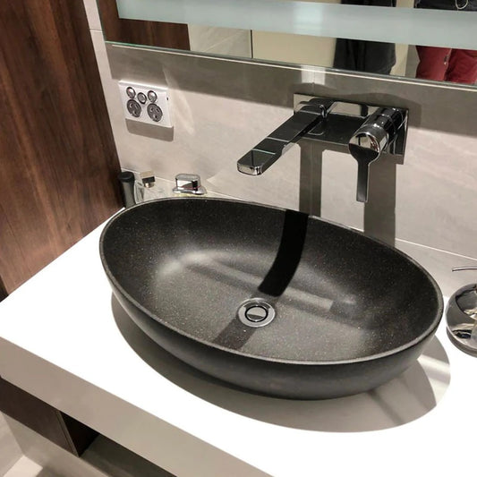 Pietra Bianca Mila Above Counter Basin