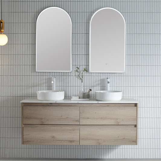 Remer Arch LED Smart Mirror with Demister - Bathroom Picture