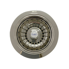 Shaws 90mm Sink Basket Strainer -Nickel