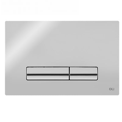 Studio Bagno Oli Glam Flush Button Plate - Chrome