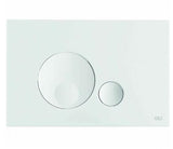Studio Bagno Oli Globe Flush Button Plate - White