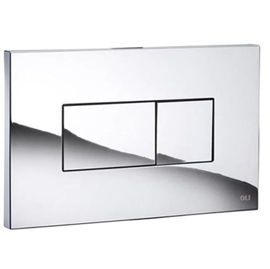 Studio Bagno Oli Karisma Flush Button Plate - Chrome