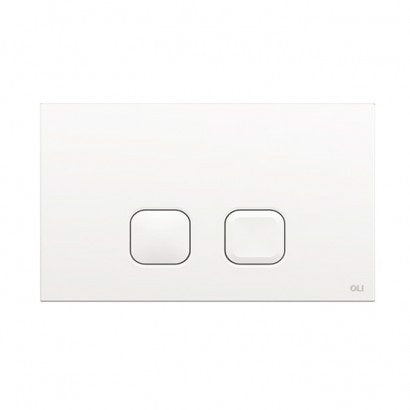 Studio Bagno Oli Plain Flush Button Plate - White