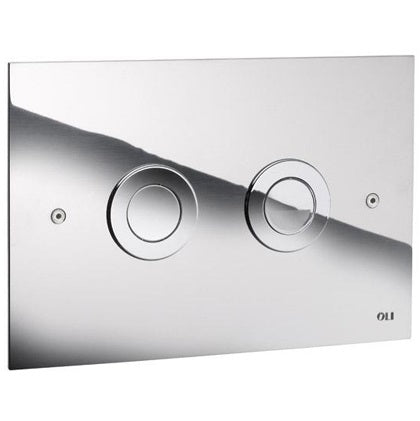 Studio Bagno Oli Trend Flush Button Plate - Polished Chrome