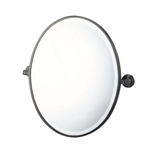 Turner Hastings Mayer Pivot Oval Mirror - Matte Black