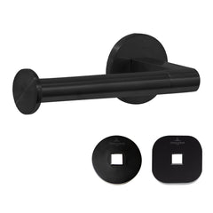 Villeroy & Boch Architectura Left Hand Facing Toilet Roll Holder - Matte Black
