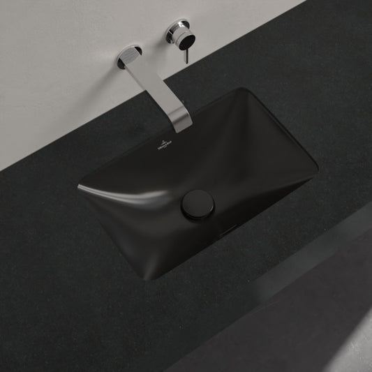 Villeroy & Boch Loop Rectangle Undercounter Basin - Ebony