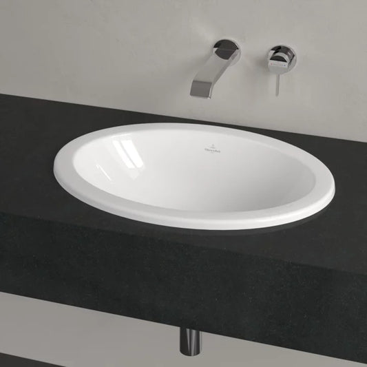 Villeroy & Boch Loop Slim Oval Drop in BasinVilleroy & Boch Loop Slim Oval Drop in Basin