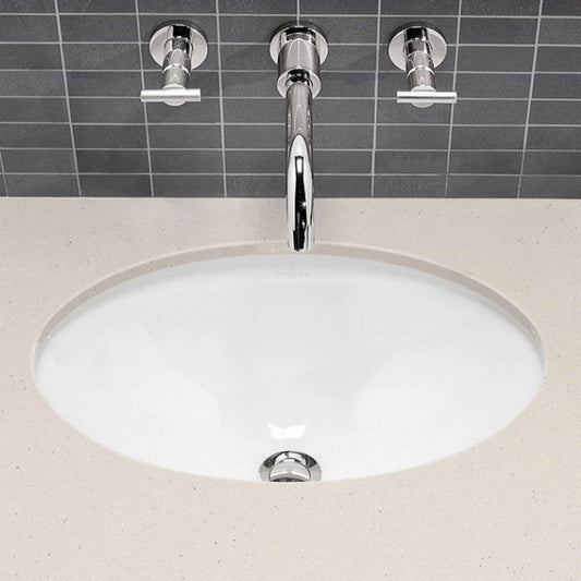 Villeroy & Boch Loop Slim Oval Undercounter Basin - White