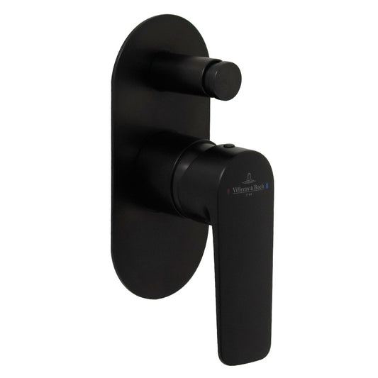 Villeroy & Boch O.Novo Style Diverter Mixer - Matte Black