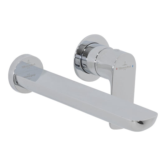 Villeroy & Boch O.Novo Wall Mounted Basin Mixer Set - Chrome