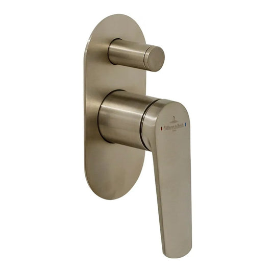 Villeroy & Boch Stratos Diverter Mixer - Brushed Nickel