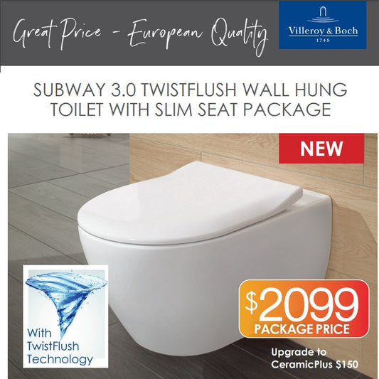 Villeroy & Boch Subway 3.0 Wall Hung Toilet - Package