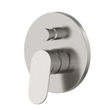 Zucchetti Bath or Shower Wall Mixer with Diverter - Brushed Nickel