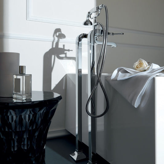Zucchetti Bellagio Free Standing Bath Tap Set - Lever Handles