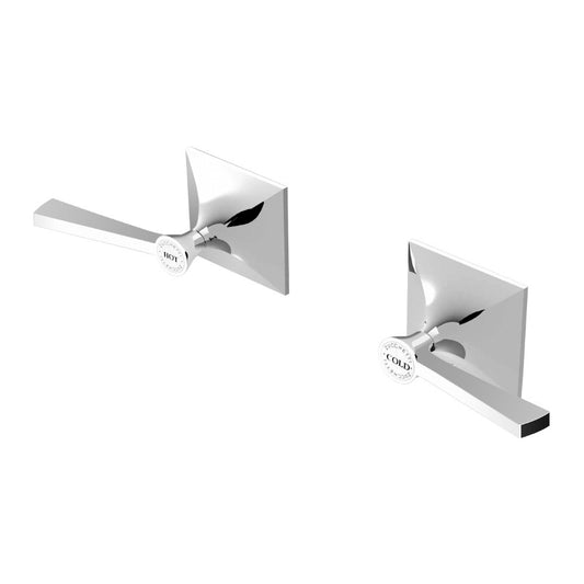 Zucchetti Bellagio Wall Tap Set - Lever Handles