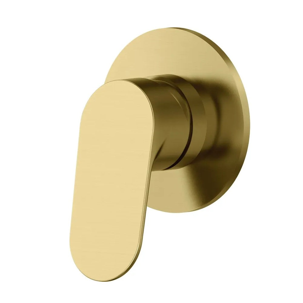 Zucchetti Nikko Bath or Shower Wall Mixer - Brushed Gold