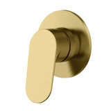Zucchetti Nikko Bath or Shower Wall Mixer - Brushed Gold