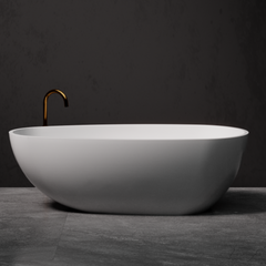 Pietra Bianca Olivia Freestanding Bath - 1600 & 1800