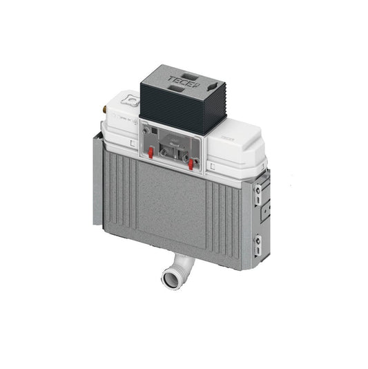 TECE 820mm Low Level Wall Faced Pedestal Cistern