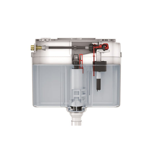 TECE 820mm Low Level Wall Faced Pedestal Cistern
