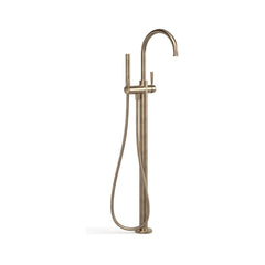 Faucet Strommen Bremont Floor Bath Mixer Curve with Micro Handshower