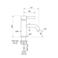 Faucet Strommen Bremont Basin Mixer