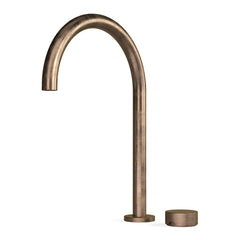 Faucet Strommen Zero — Progresiv Sink Mixer Set — Curved Spout, Smooth Handle