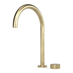 Faucet Strommen Zero — Progresiv Sink Mixer Set — Curved Spout, Smooth Handle