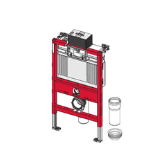 TECE 820mm Low Level Wall Hung Cistern