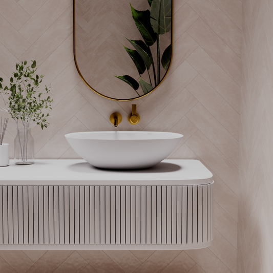 Pietra Bianca Julia Above Counter Basin