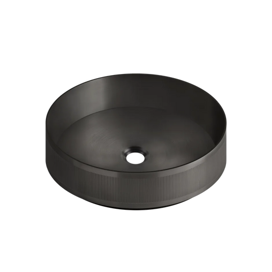 Gessi Venti20 — Counter Washbasin — Stainless Steel RIGATO