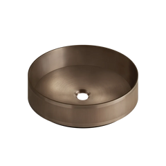 Gessi Venti20 — Counter Washbasin — Stainless Steel RIGATO