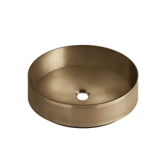 Gessi Venti20 — Counter Washbasin — Stainless Steel RIGATO