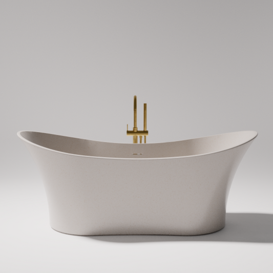 Pietra Bianca Crown Freestanding Bath - 1750