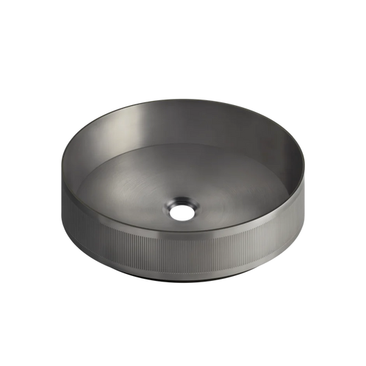Gessi Venti20 — Counter Washbasin — Stainless Steel RIGATO
