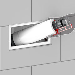 TECE 820mm Low Level Wall Faced Pedestal Cistern