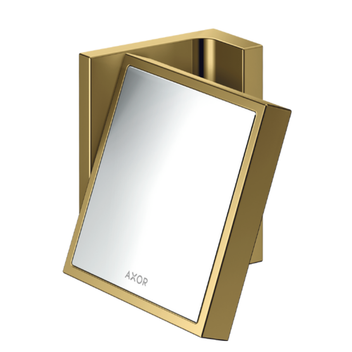 Axor shaving mirror polished gold