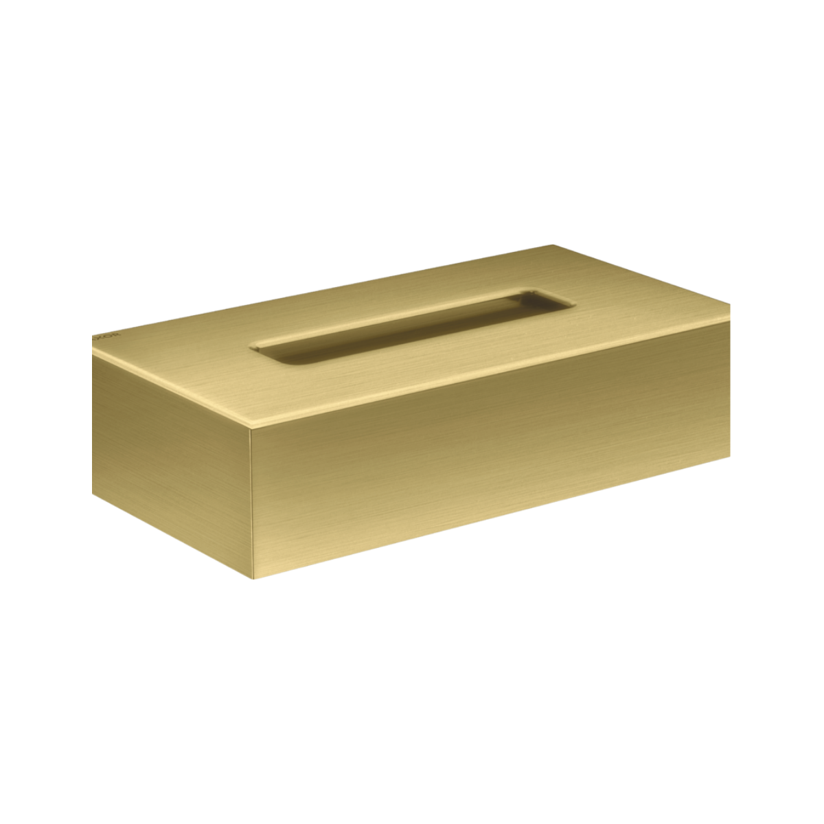 Axor tissue box brushed brass finish