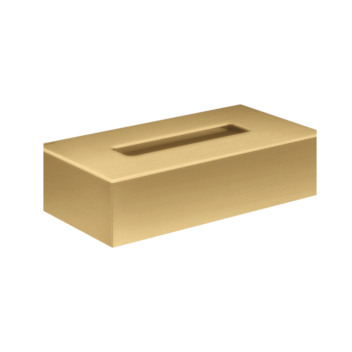 Axor tissue box brushed gold optic finish