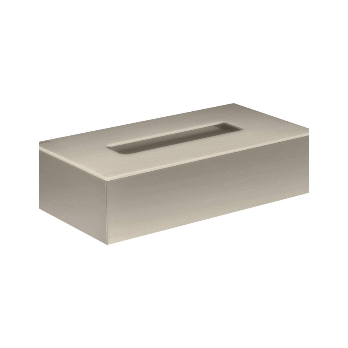 Axor tissue box brushed nickel finish