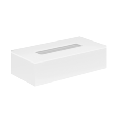 Axor tissue box matte white finish